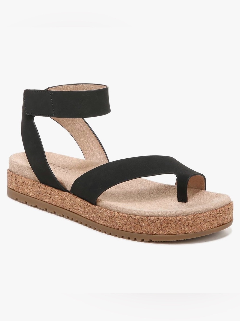 Women's Size 7w Naturalizer SOUL sandal, Divina Black Suede LIKE NEW!!